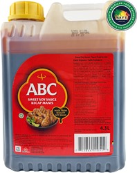 KETJAP ABC ZOET 6KG (groot) 4,3LTR PER STUK