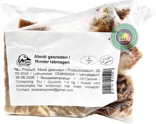 ABODI / RUNDERMAAG 1KG PER PAK