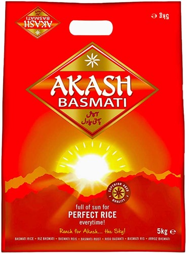 AKASH BASMATI RIJST (KLEIN) 5KG PER ZAK