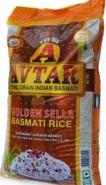 AVTAR GOLDEN SELLA BASMATI 40LBS PER BAAL