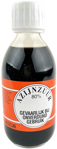 SCHOONMAAKAZIJN ZWART (80%) 250ML PER FLES