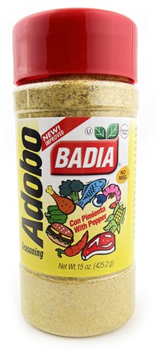BADIA ADOBO WITH PEPPER ROOD 12.75oz (GROOT) PER STUK