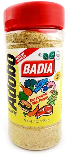 BADIA ADOBO WITH PEPPER ROOD 7OZ (MIDDEL) PER STUK