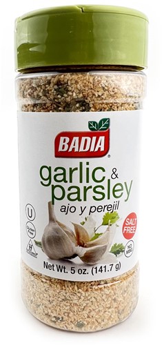 BADIA GARLIC & PARSLEY 5OZ (MIDDEL) PER STUK