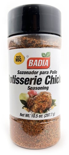 BADIA ROTISSERIE CHICKEN 10.5OZ (MIDDEL) PER STUK