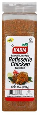 BADIA ROTISSERIE CHICKEN 22OZ (GROOT) PER STUK