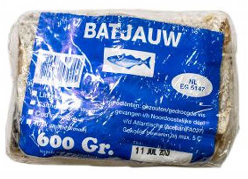 BAKKELJAUW 9X600 MET GRAAT PER TRAY