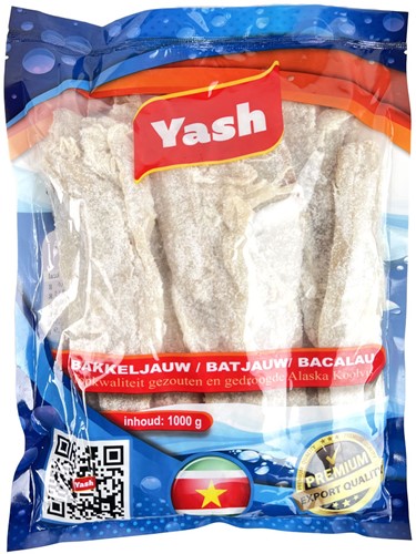 BAKKELJAUW FILET YASH 1KG PER PAK 