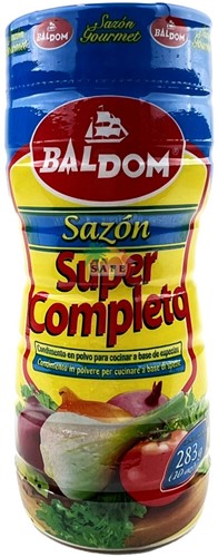BALDOM SAZON SUPER COMPLETO (BLAUW) 10OZ PER STUK