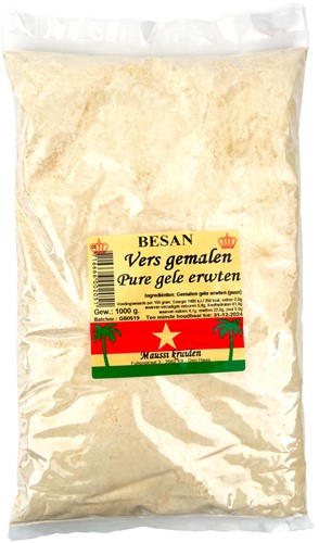 GELE BESAN MAUSSI 1KG (MIDDEL) PER PAK