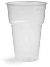 BIERBEKERS PLASTIC 50 ST PER PAK