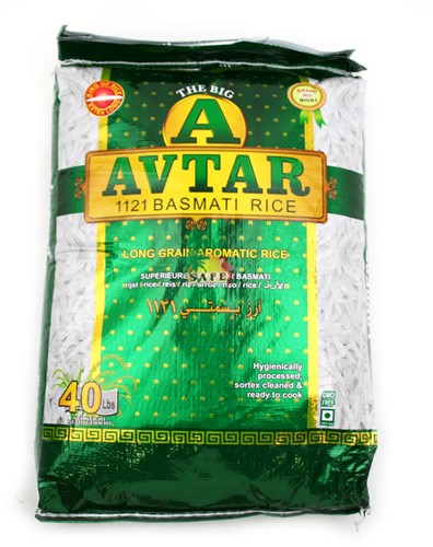 BIG A AVTAR GROEN BASMATI 40LBS