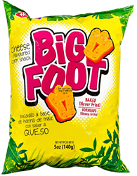 BIG FOOT CHEESE FLAVOUR 140G PER PAK