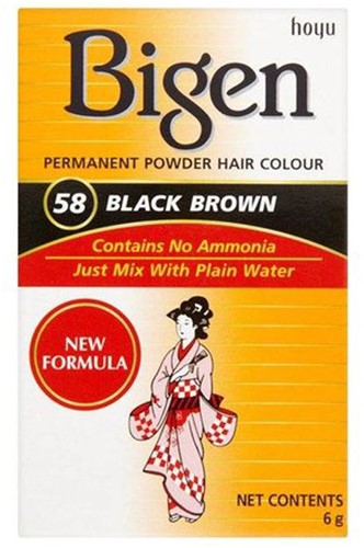 BIGEN #58 black brown 10 STUKS