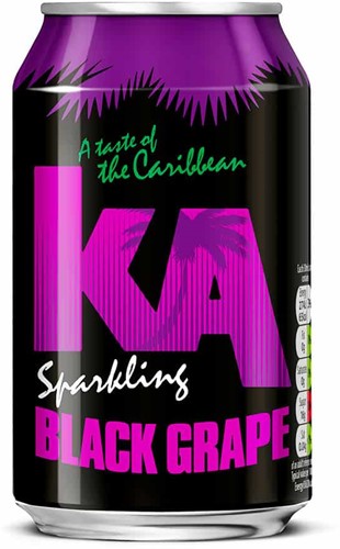 KA FRISDRANK 24X33CL BLACK GRAPE BLIK