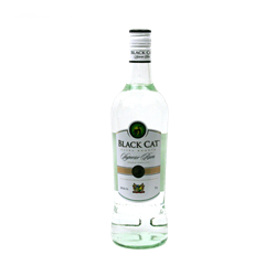 BLACK CAT RUM 38% 70CL PER FLES