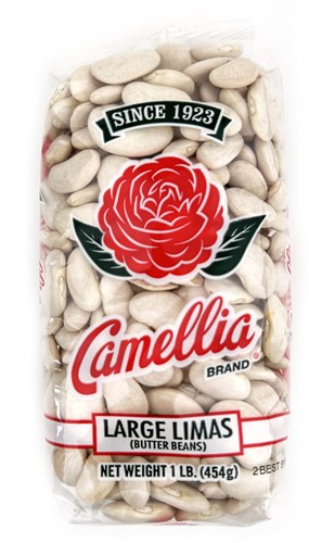 LARGE LIMA BEANS camellia 454G PER PAK