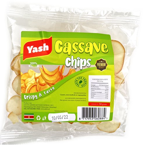 CASSAVECHIPS à 50G PER PAK (klein)