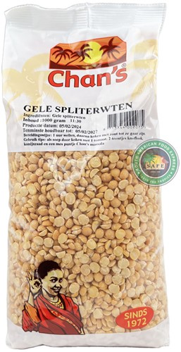 GELE SPLITERWTEN 1KG CHAN'S PER PAK