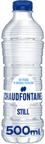 CHAUDFONTAINE BLAUW 24X50CL PET FLES