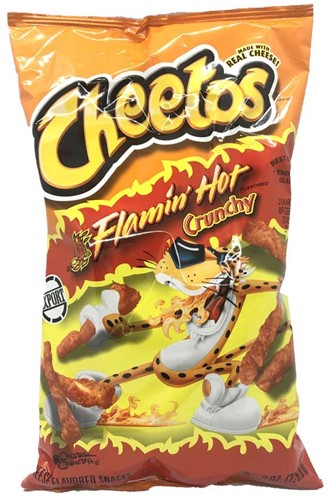 CHEETOS FLAMIN HOT GROOT 8OZ PER PAK