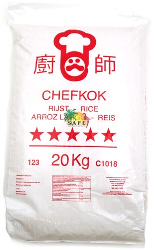 CHEFKOK long grain FIVE STAR 20KG