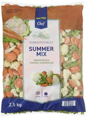 CHEF'S SUMMERMIX 2.5KG PER PAK