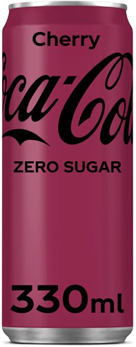 COCA-COLA CHERRY ZERO 24X33CL BLIK
