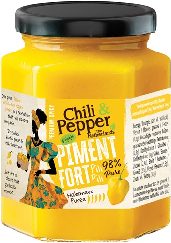 CHILI & PEPPER GELE ADJUMA PEPRE 98%PURE 190ML PER POT (KLEIN)