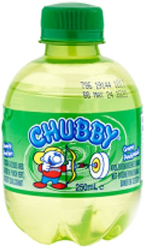 CHUBBY 12X25CL GREEN PUNCH PET FLES
