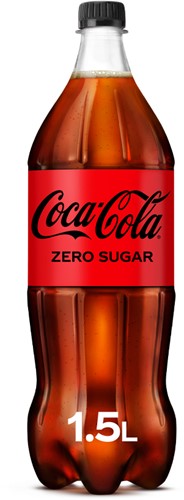 COCA-COLA ZERO (ZONDER STATIEGELD) 6X1.5LTR PER TRAY
