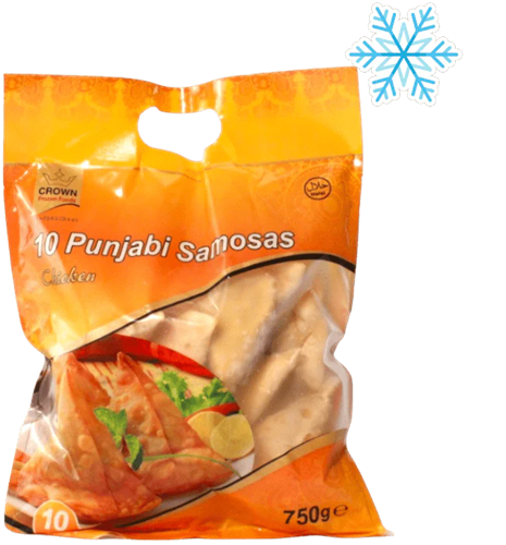 SAMOSA PUNJABI CHICKEN CROWN 10STUKS 750GR PER PAK