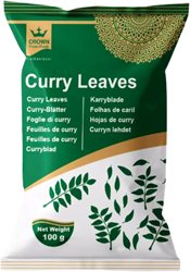 CROWN CURRY LEAVES DIEPVRIES 100G PER PAK