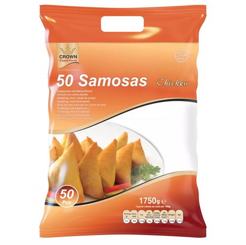 SAMOSA HORECA KIP 50ST CROWN PER PAK 