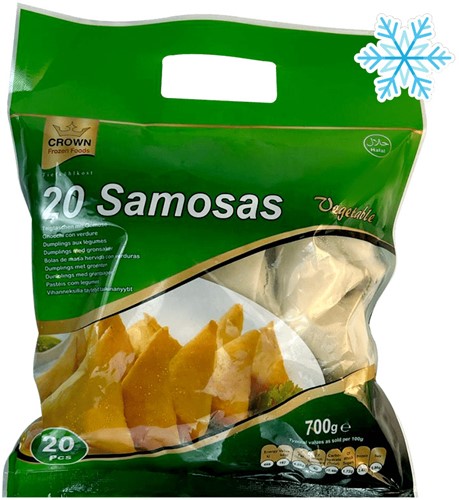 SAMOSA VEGETARISCH CROWN 20STUKS PER PAK