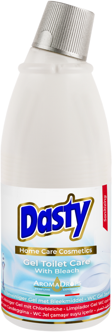 DASTY TOILET GEL WITH BLEACH 750ML PER FLES SAFE BV