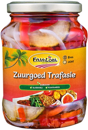 FAJALOBI ZUURGOED TRAFASIE 4X340G PER TRAY