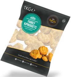 FAMILY KIPNUGGETS HALAL DIEPVRIES 1KG PER ZAK