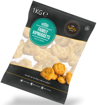 FAMILY KIPNUGGETS HALAL DIEPVRIES 1KG PER ZAK