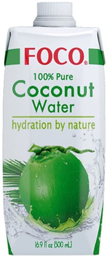 FOCO coconut water 12X500ML TETRA