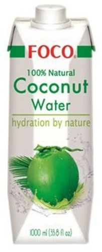 FOCO coconut water 12X1LTR TETRA