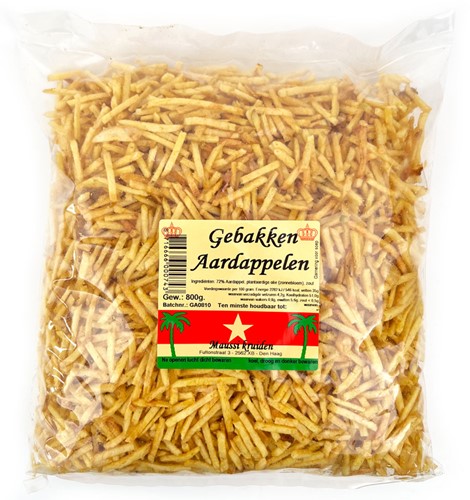 GEBAKKEN AARDAPPELSTICK MAUSSI 800G PER PAK