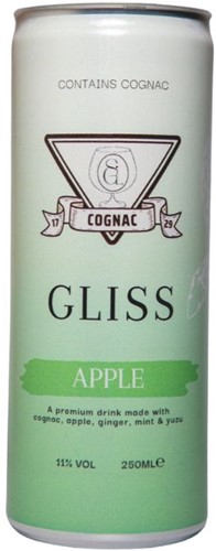 GLISS COGNAC + APPEL DRINK 24X25CL BLIK 