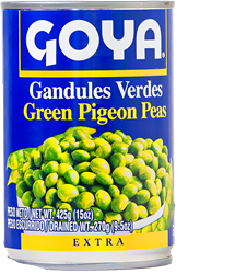 GOYA GREEN PIGEON PEAS (15oz) 425G PER BLIK