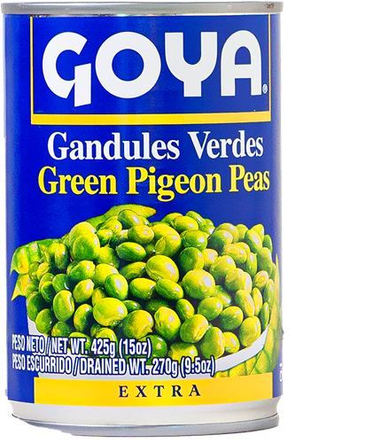 GOYA GREEN PIGEON PEAS (15oz) 425G PER BLIK