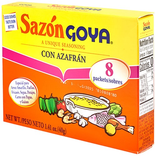 GOYA SAZON CON AZAFRAN 40G PER PAK