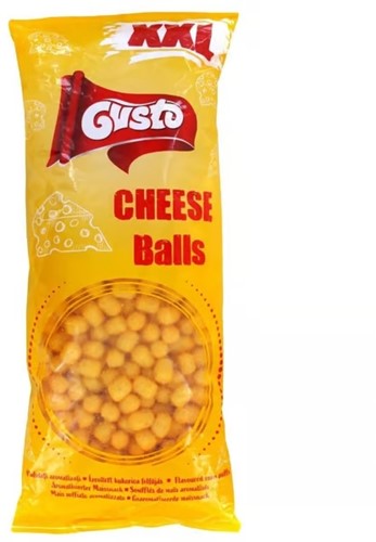 GUSTO CHEESE BALLS 300G SNACKS XXL PER PAK