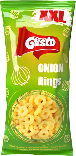 GUSTO ONION RINGS 300G SNACK XXL PER PAK