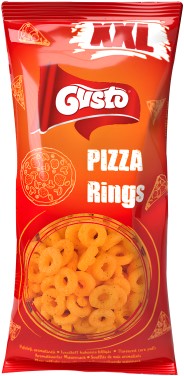 GUSTO PIZZA RINGS 300G SNACK XXL PER PAK