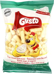 GUSTO PUFFS SOUR & CREAM 80G PER PAK